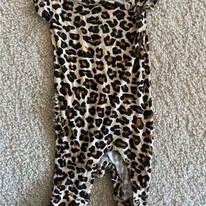 Leopard Print Baby Romper